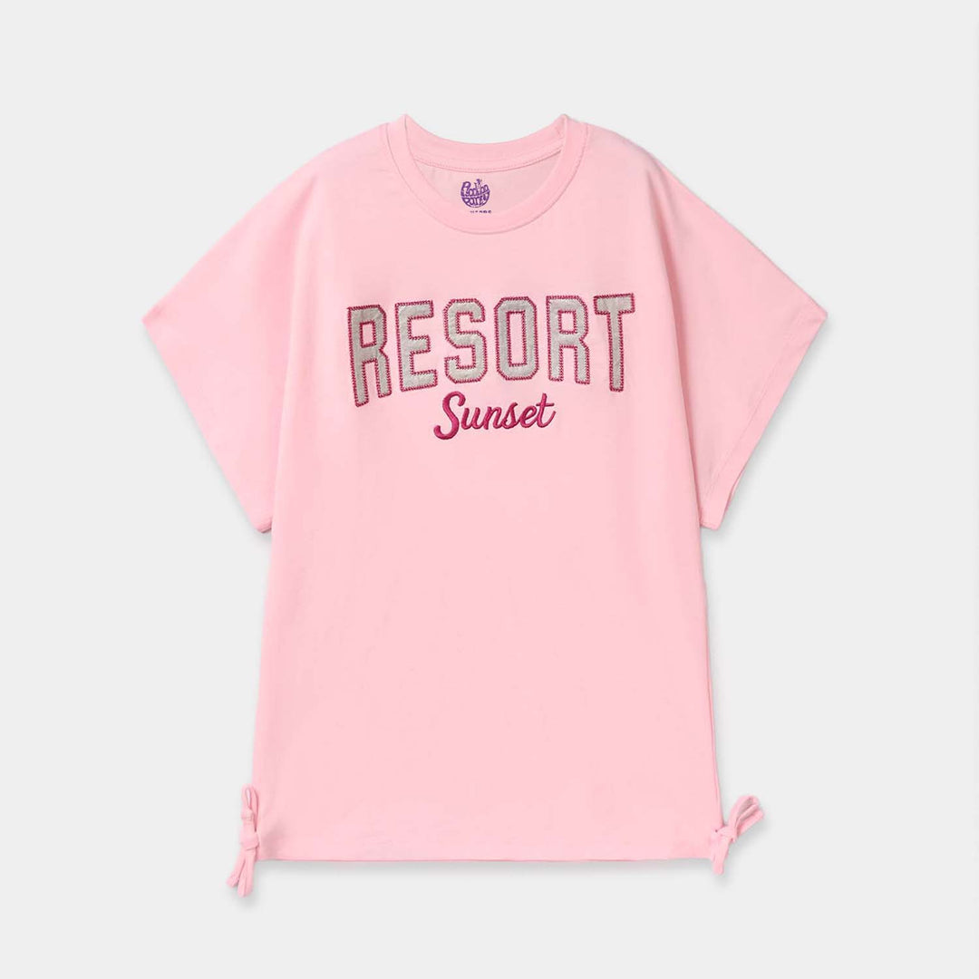 Girls Cotton Jersey T-Shirt - Pink
