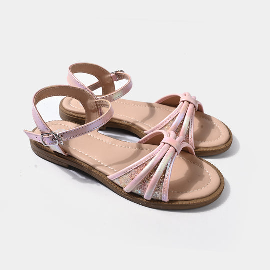 Girls Sandal 222-2-Peach