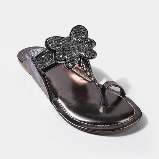 Girls Kolhapuri MT-06-GREY