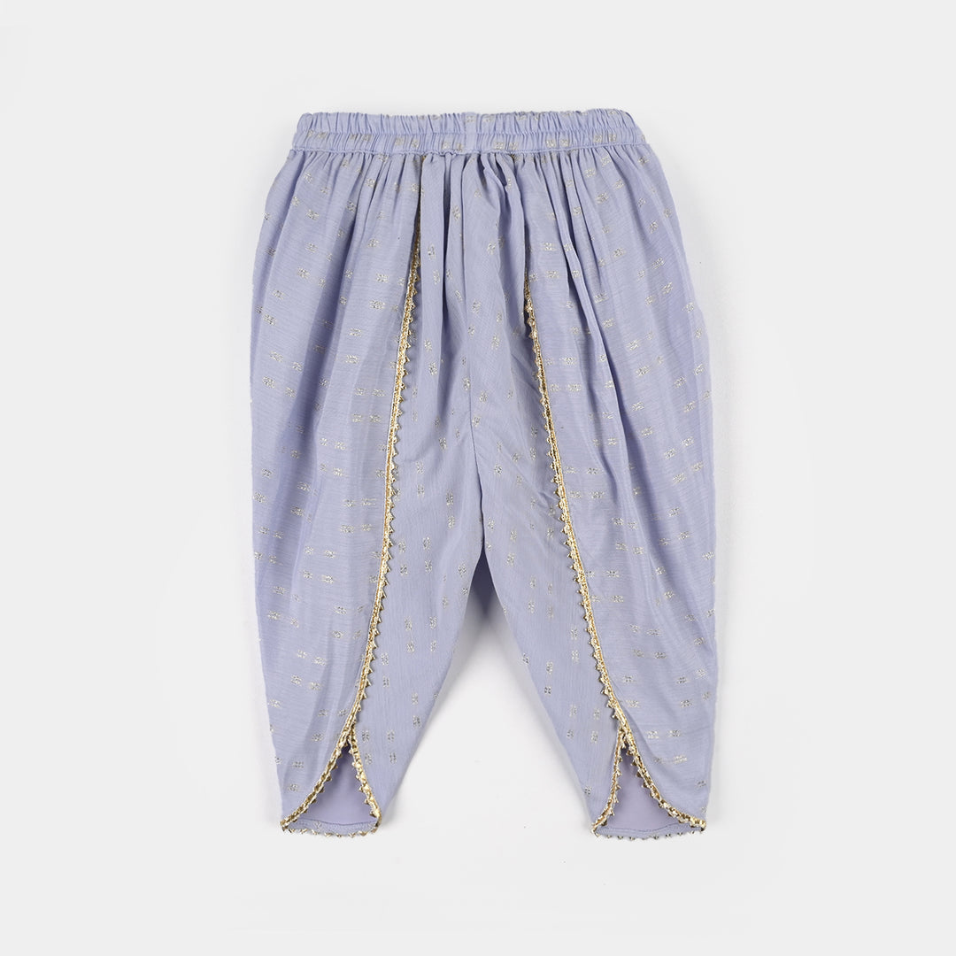 Infant Girls Jacquard 2-Pc Set (Gota Rani) - Lilac