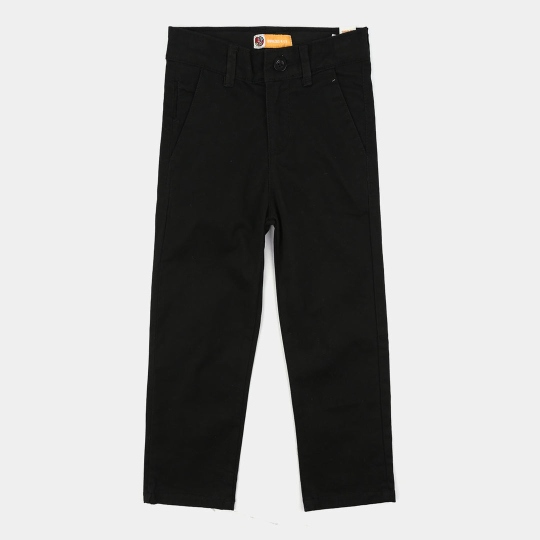 Boys Twill Pants Basic - Black