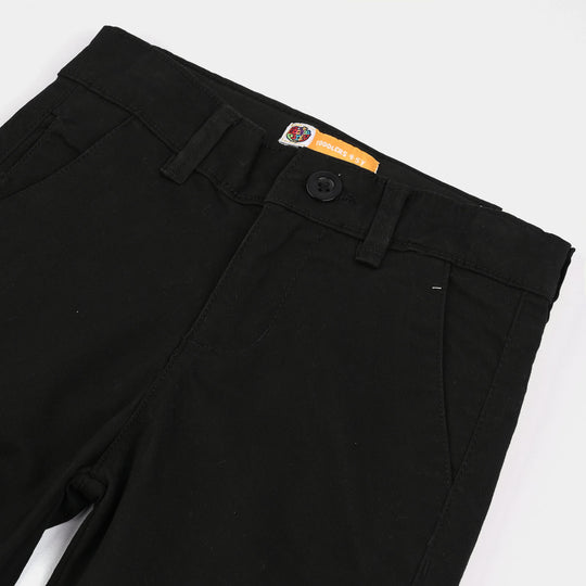 Boys Twill Pants Basic - Black