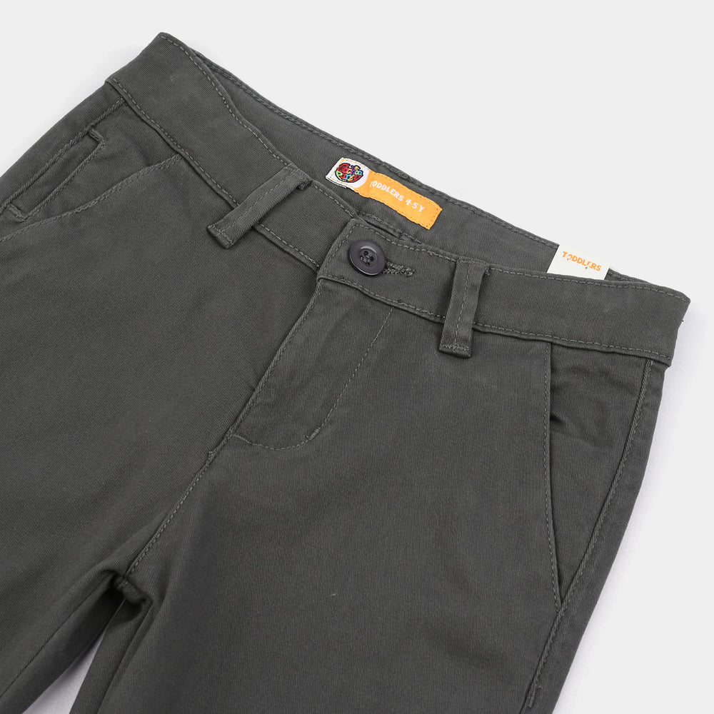 Boys Twill Pants Basic - Grey