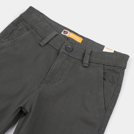 Boys Twill Pants Basic - Grey