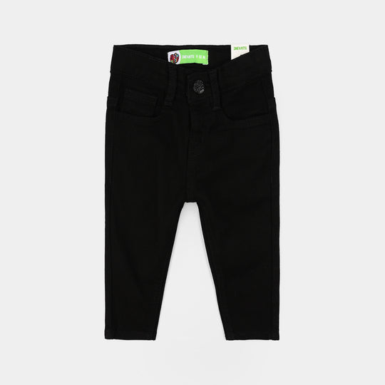 Infant Boys Denim Viscose Pants Basic - BLACK