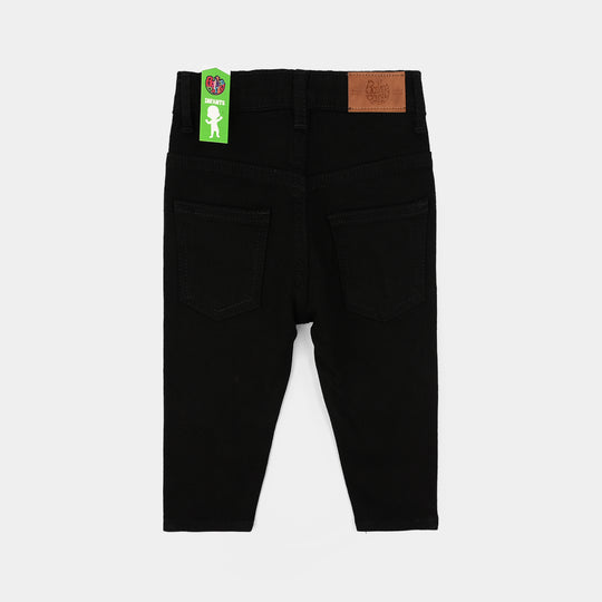 Infant Boys Denim Viscose Pants Basic - BLACK