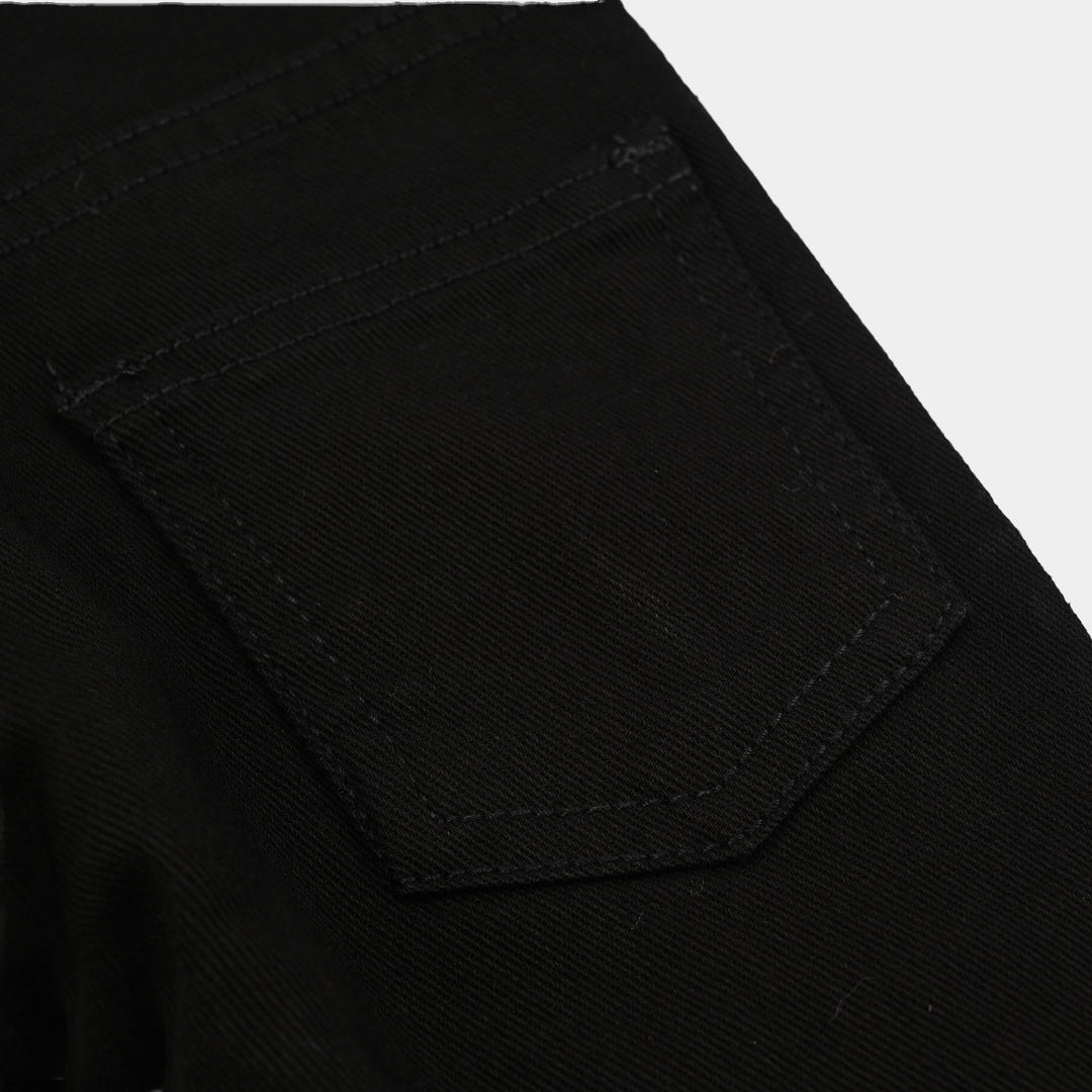 Infant Boys Denim Viscose Pants Basic - BLACK