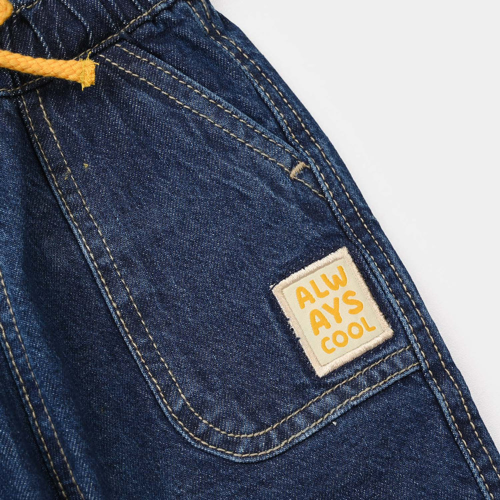Infant Boys Denim Viscose Pants (Always Cool) – Dark Blue