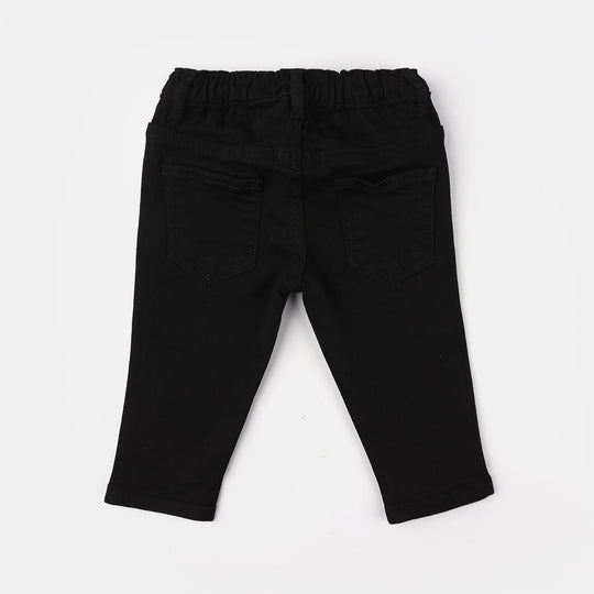 Infant Boys Denim Viscose Pants (Roar) - Black