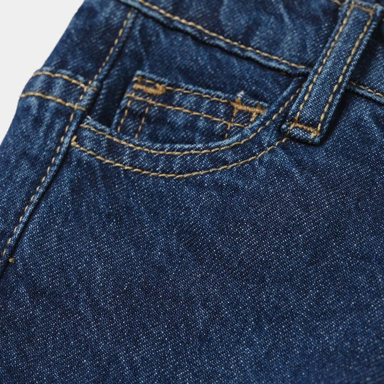 Infant Boys Denim Viscose Pants - Dark Blue