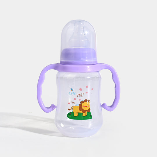 Lyfe Baby Plastic Feeding Bottle 5Oz |150ml | Natural Purple