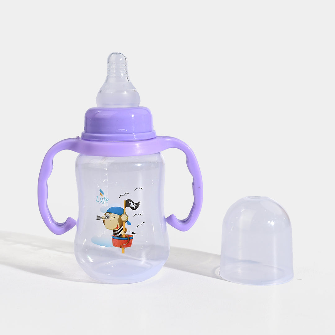 Lyfe Baby Plastic Feeding Bottle 5Oz |150ml | Natural Purple