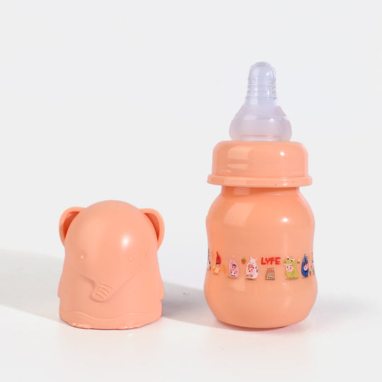 Lyfe Baby Plastic Feeding Bottle 2Oz |60ml |- Orange