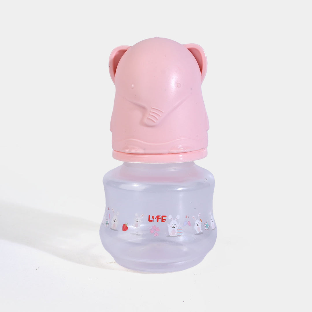 Lyfe Baby Plastic Feeding Bottle 2Oz |60ml |- Pink
