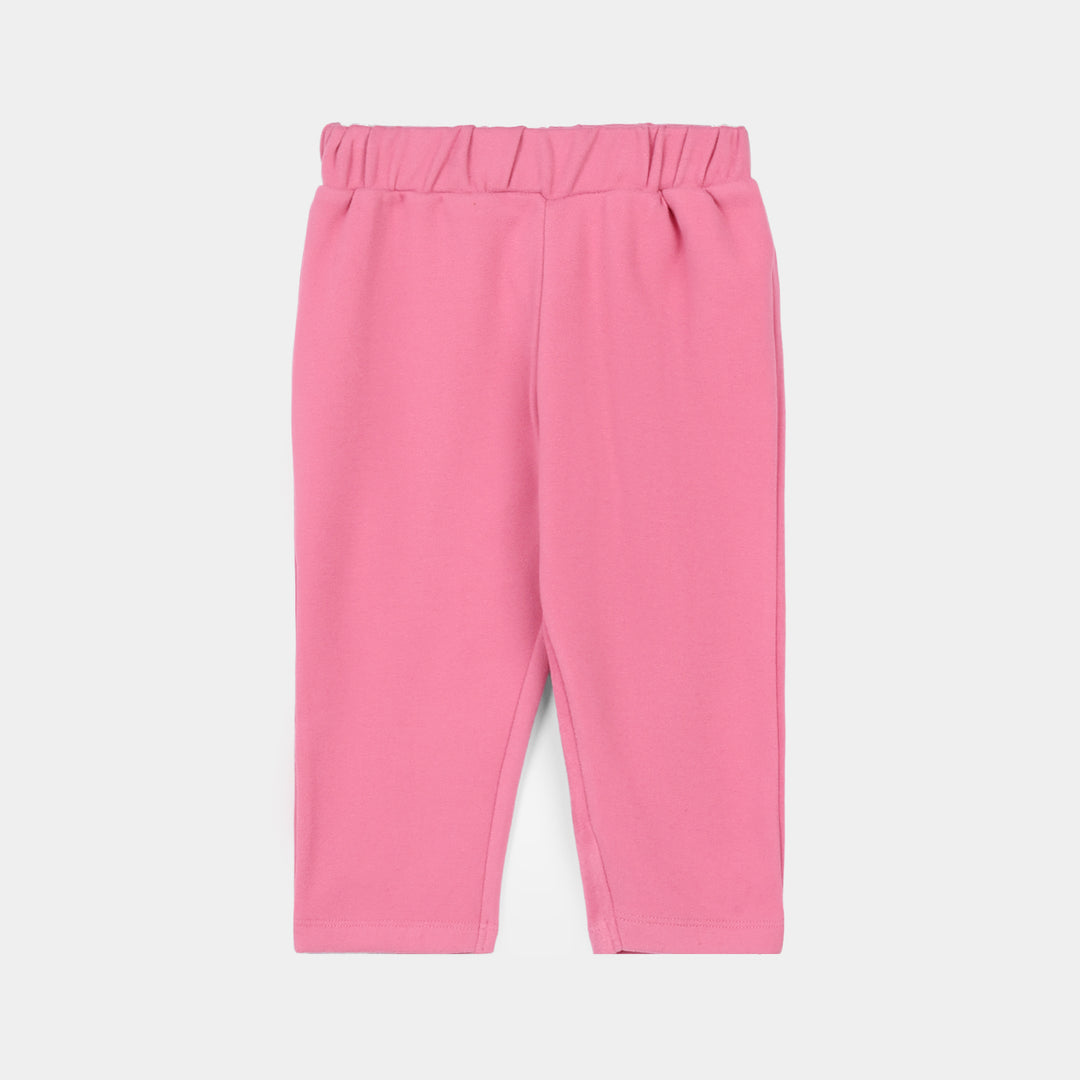 Infant Girls Cotton Interlock - Pink