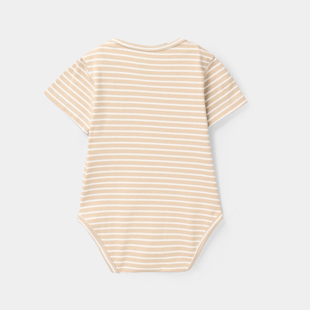 Infant Unisex Jersey/Terry Romper - Yellow