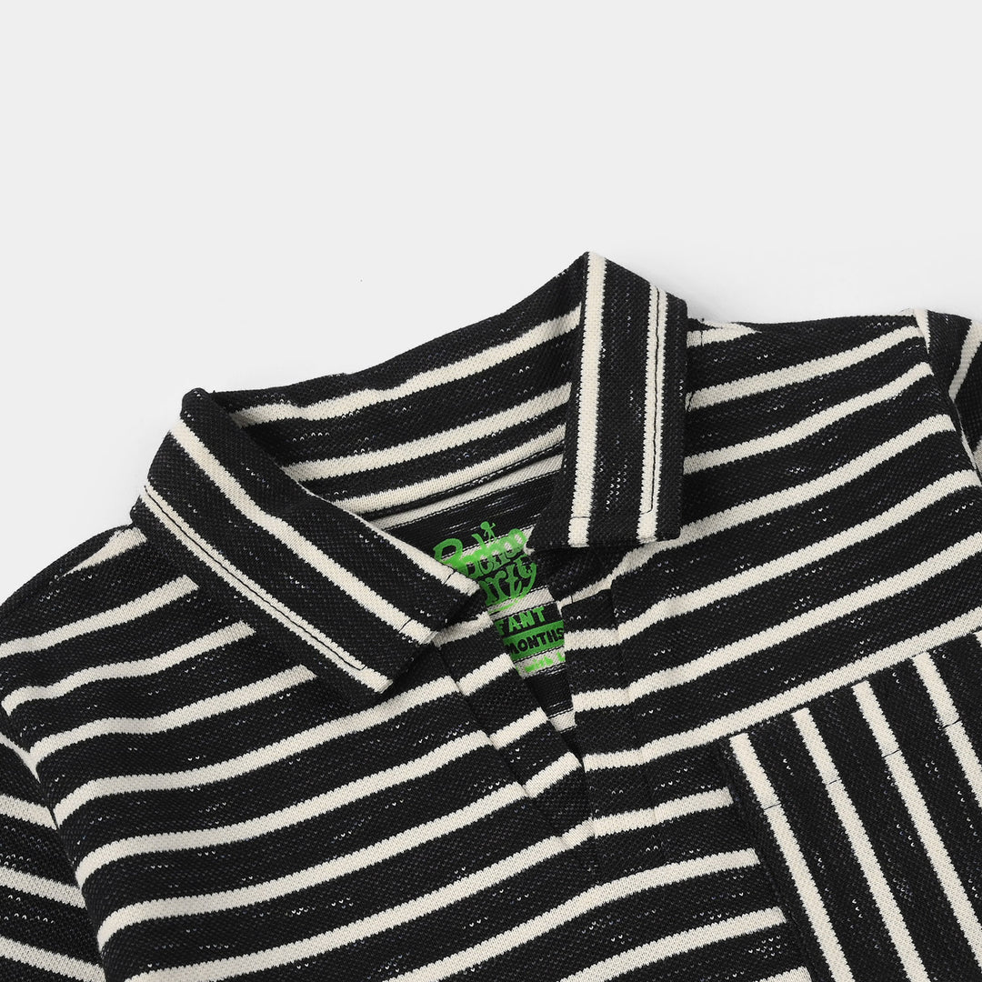 Infant Boys Yarn Dyed 2-Pc Suit (Always Explore) - Black