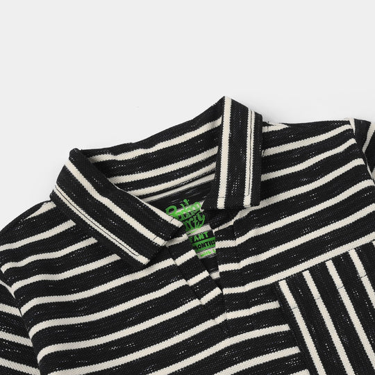 Infant Boys Yarn Dyed 2-Pc Suit (Always Explore) - Black
