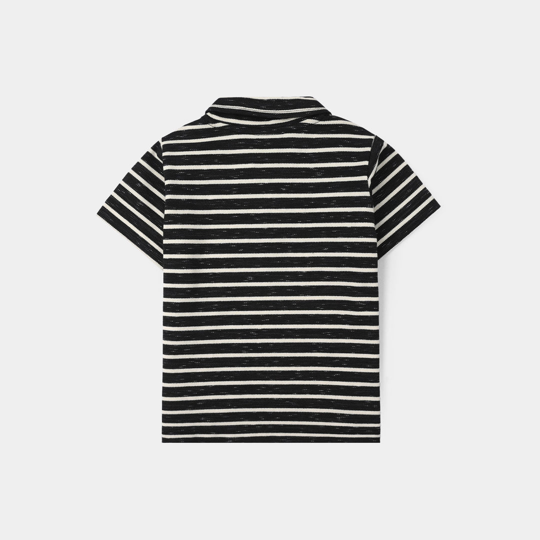 Infant Boys Yarn Dyed 2-Pc Suit (Always Explore) - Black