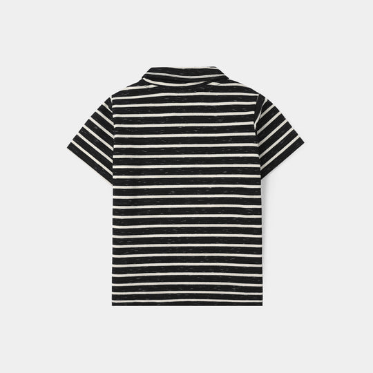 Infant Boys Yarn Dyed 2-Pc Suit (Always Explore) - Black