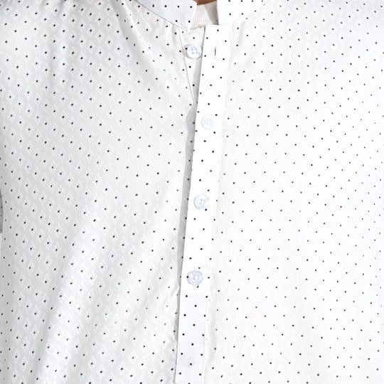 Boys Poly Viscose Kurta Pajama - Off White