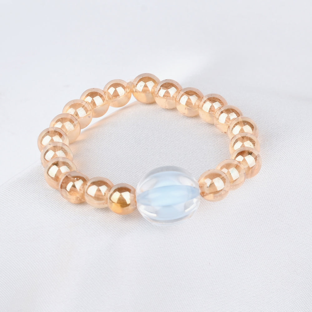GIRLS ELEGANT BEADED NECKLACE & BRACELET