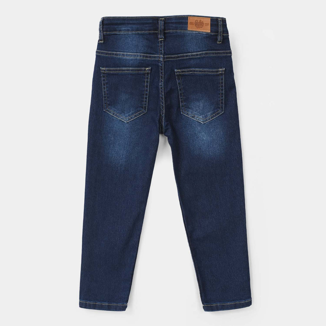Girls Denim Rigid Pant Basic – Dark Blue