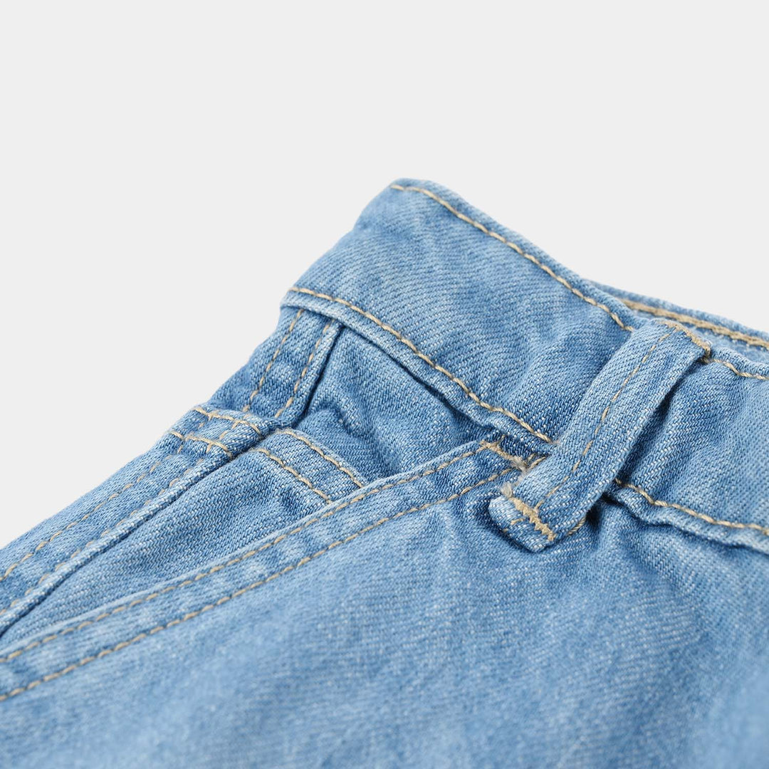 Boys Denim Rigid Shorts (Own Today) - Light Blue
