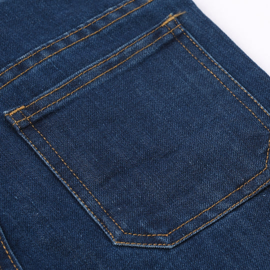 Boys Denim Rigid Shorts (Character) - Dark Blue