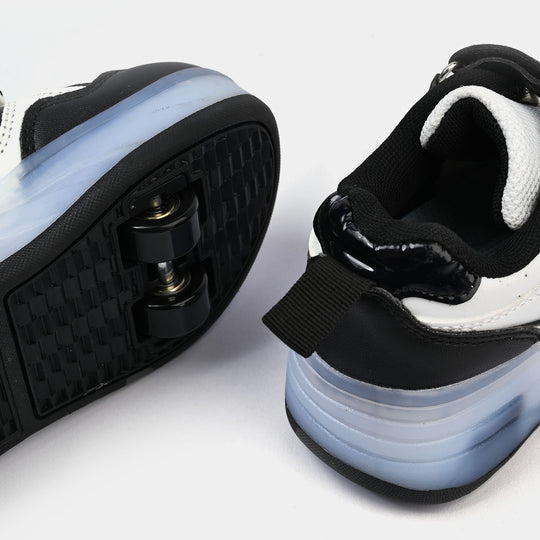 Roller Skate Walking Shoes with Four Wheels & Multi Lights
