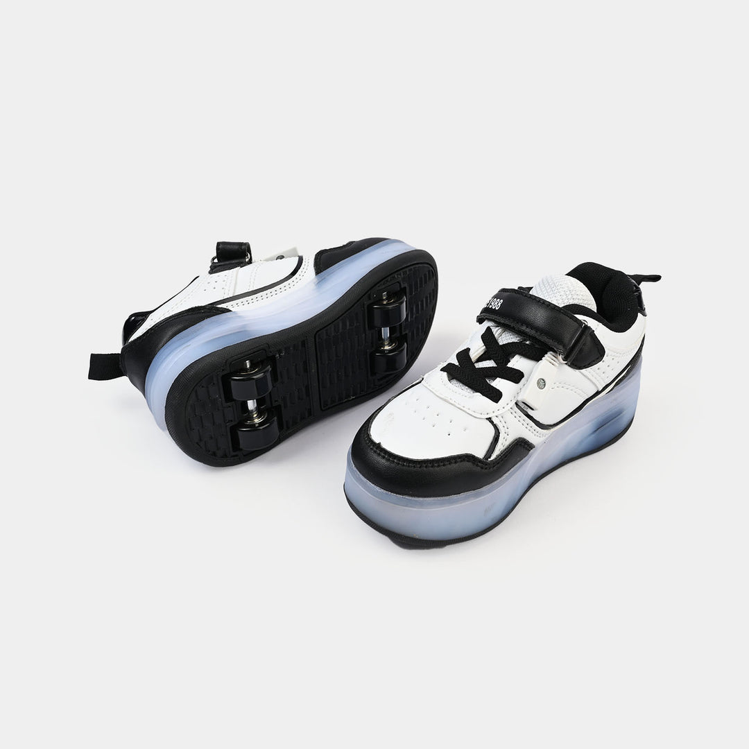 Roller Skate Walking Shoes with Four Wheels & Multi Lights