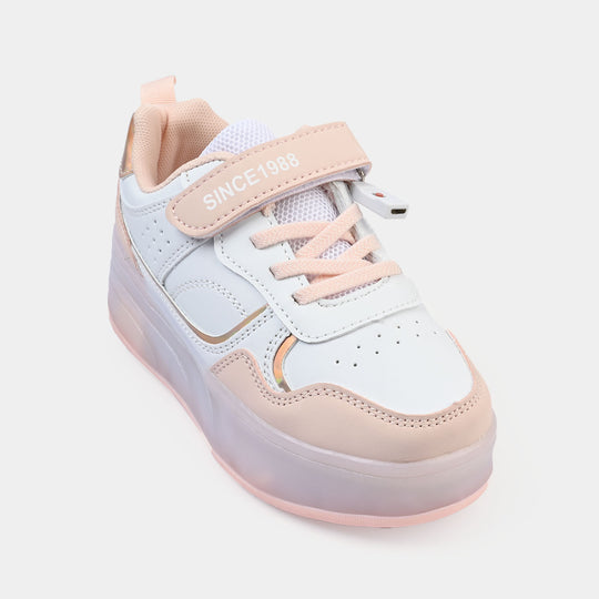 Roller Skate Walking Shoes (Four Wheels & Multi Lights)