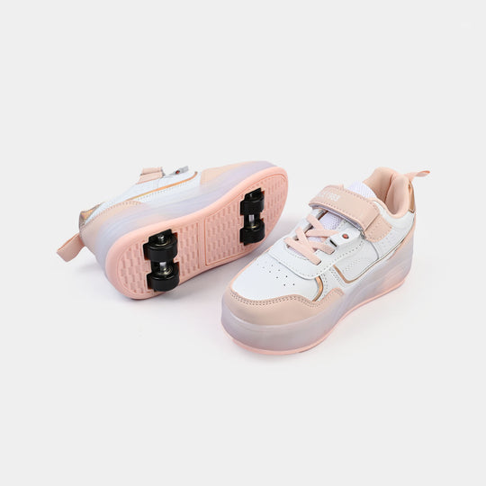 Roller Skate Walking Shoes (Four Wheels & Multi Lights)
