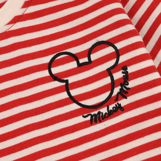 Infant Boys PC Jersey Night Suit - White/Red