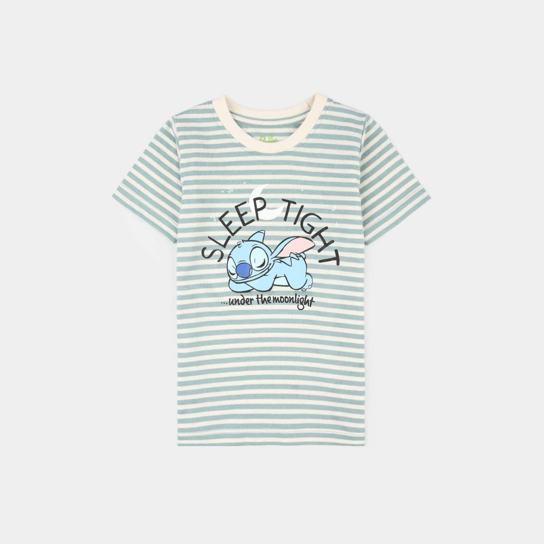 Infant Girls PC Jersey Night Suit (Sleep Tight)
