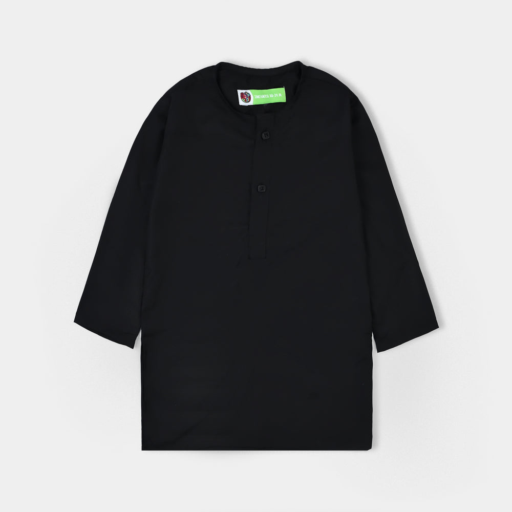 Infant Boys Poly Viscose 3 Piece Suit (Black Blended)