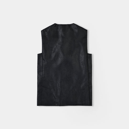 Infant Boys Poly Viscose 3 Piece Suit (Black Blended)
