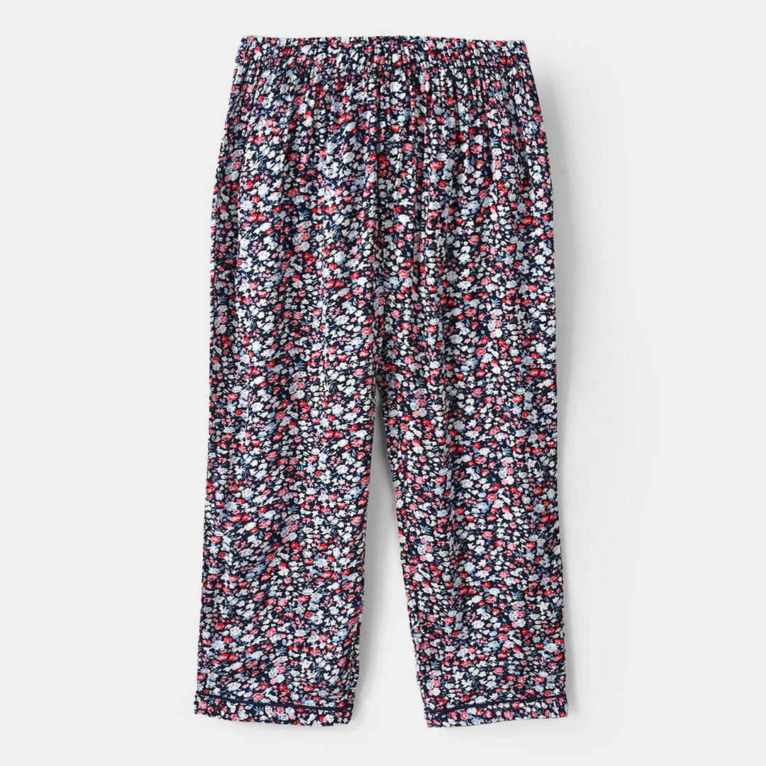 Girls Viscose Nightwear Floral - Multi