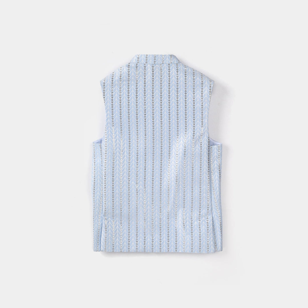 Infant Boys Poly Viscos Waistcoat - Blue
