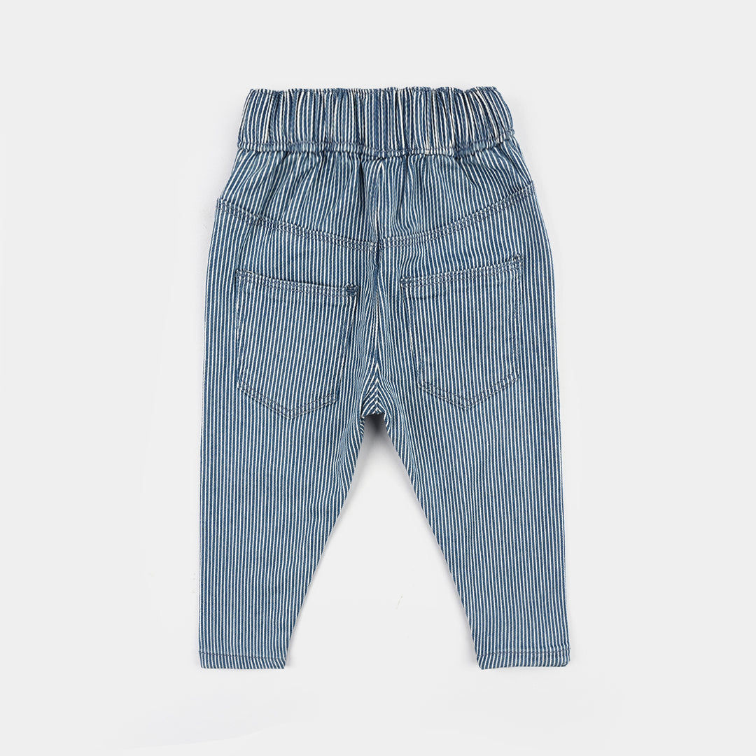Infant Girls Denim Stretch Jeggings - Light Blue
