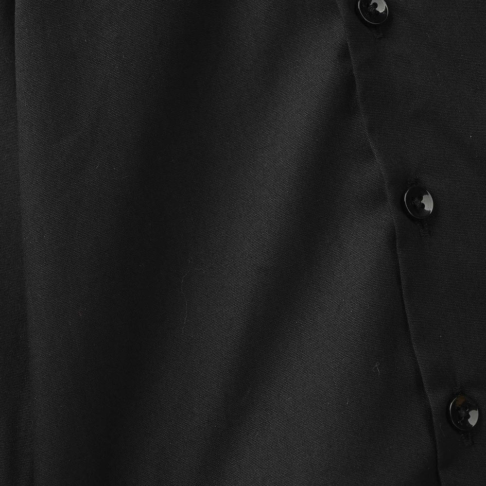 Infant Boys Cotton Poplin Formal Shirt - Black