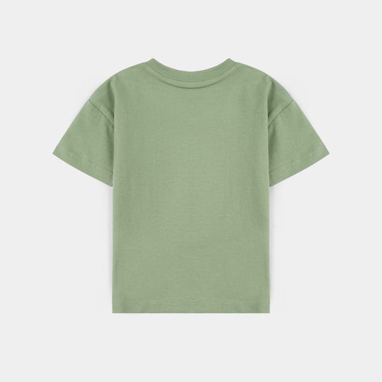 Infant Boys Jersey/Terry T-Shirt (A Roll) - Lodestone Frost