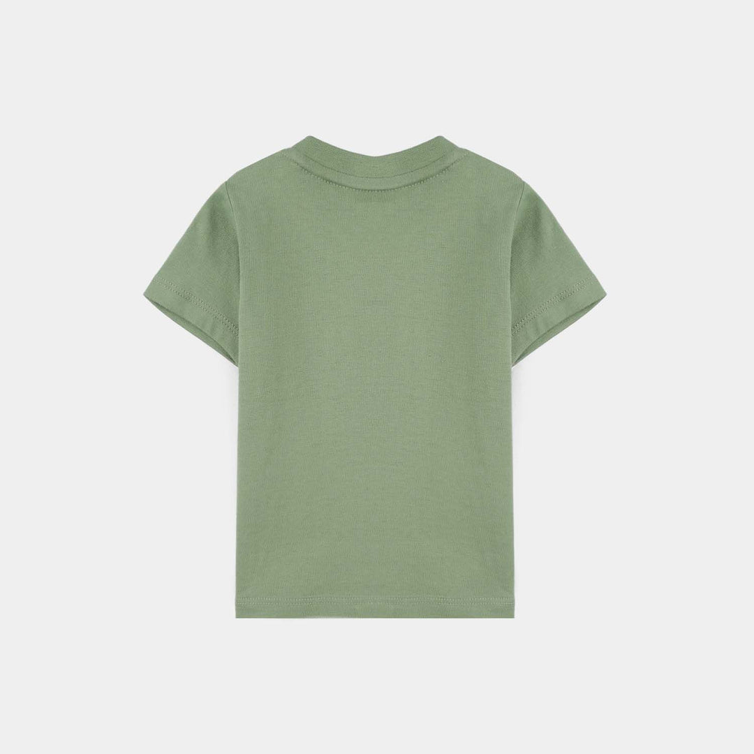 Infant Boys Jersey/Terry T-Shirt (Rex-Tra Special) - Lodestone Frost