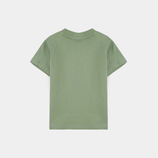 Infant Boys Jersey/Terry T-Shirt (Rex-Tra Special) - Lodestone Frost
