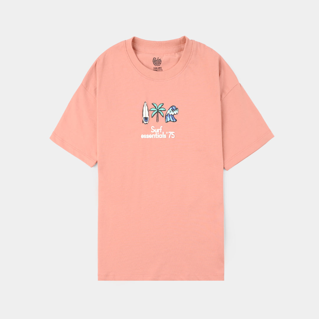 Boys Jersey/Terry T-Shirt (Surf)
