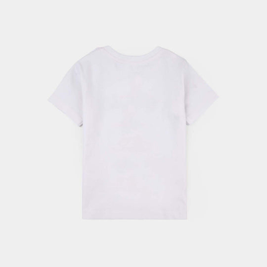 Infant Boys Jersey/Terry T-Shirt - White