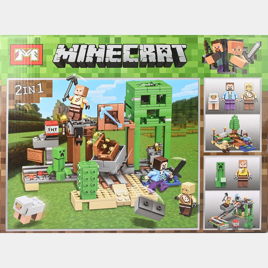 Minecrat 2-in-1 Adventure Building Block Set