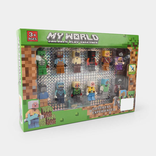 Minecraft Blocks Character