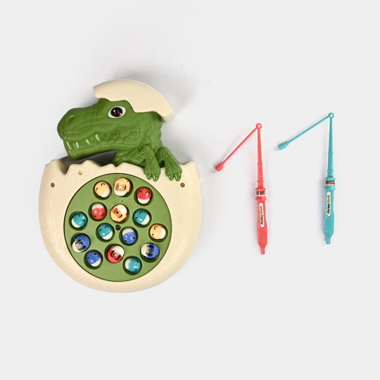 Electric Dinosaur Fishing Game for Kids