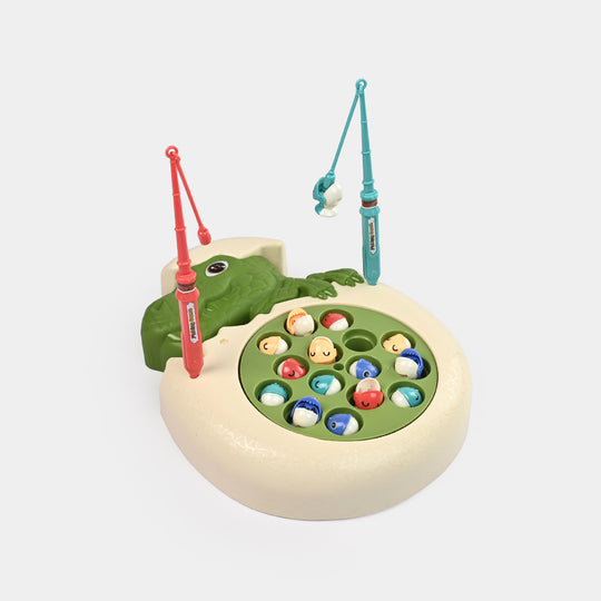 Electric Dinosaur Fishing Game for Kids